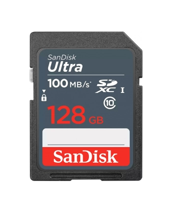 SANDISK Ultra 128GB SDXC Memory Card 100MB/s