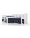 GEMBIRD Mouse and Keyboard desktop set Kolor: CZARNY US-Layout - nr 8