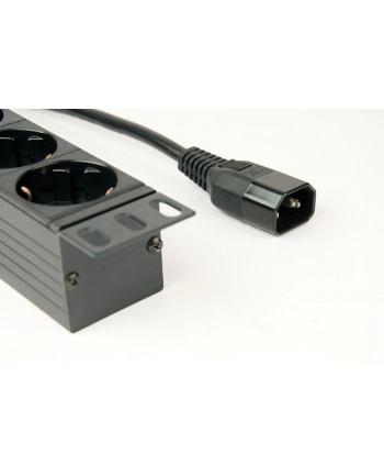 GEMBIRD Power distribution unit PDU 8 Schuko sockets 1U 16A C14 plug 3 m cable