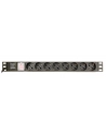 GEMBIRD Power distribution unit PDU 8 Schuko sockets 1U 16A C14 plug 3 m cable - nr 8
