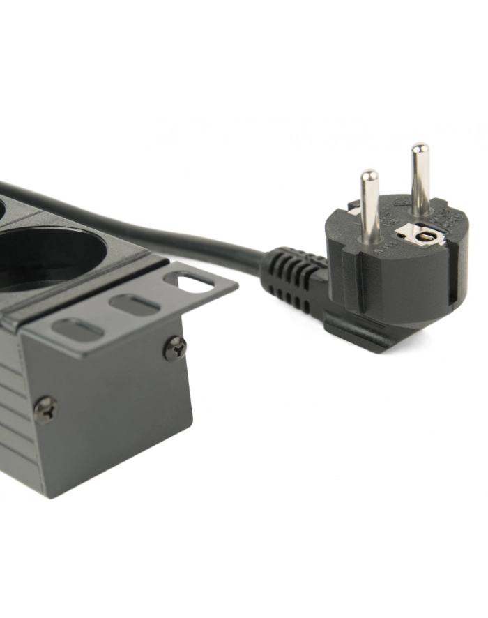 GEMBIRD Power distribution unit PDU 8 Schuko sockets 1U 16A 3 m cable główny