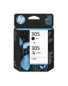 hp inc. HP 305 2-Pack Tri-color/Black Original Ink Cartridge - nr 48