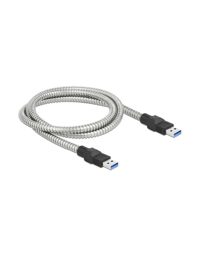 D-ELOCK USB 3.2 Gen 1 Cable Type-A male to Type-A male with metal jacket 1m główny