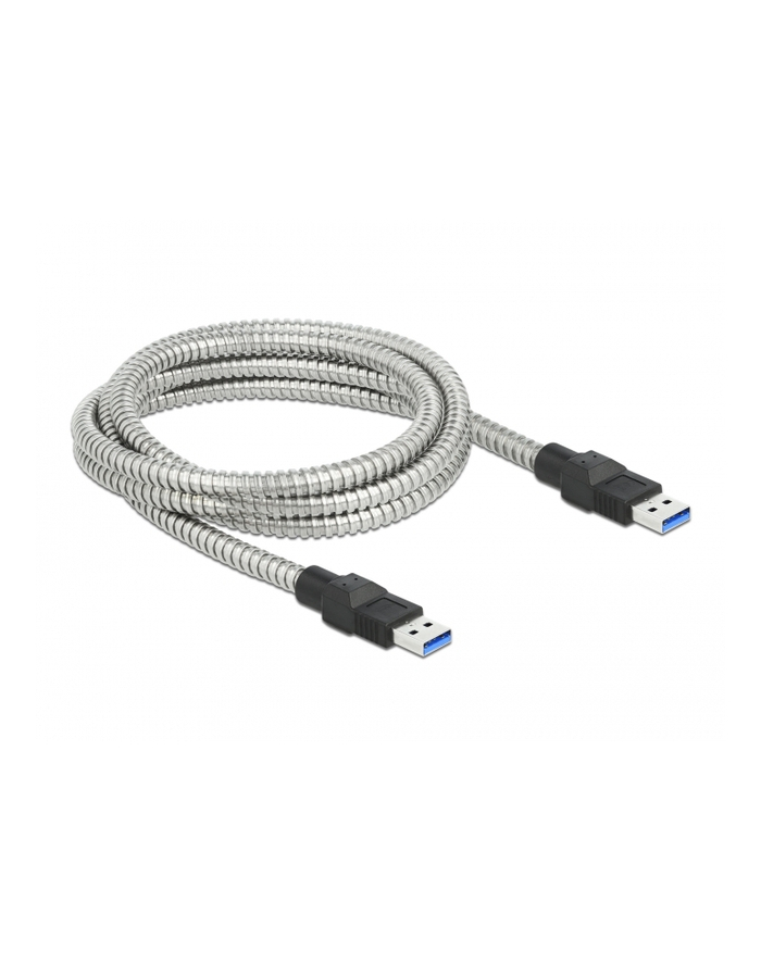 D-ELOCK USB 3.2 Gen 1 Cable Type-A male to Type-A male with metal jacket 2m główny