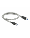 D-ELOCK USB 3.2 Gen 1 Cable Type-A male to Type-B male with metal jacket 0.5m - nr 3