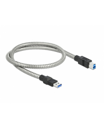 D-ELOCK USB 3.2 Gen 1 Cable Type-A male to Type-B male with metal jacket 0.5m