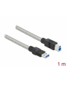 D-ELOCK USB 3.2 Gen 1 Cable Type-A male to Type-B male with metal jacket 1m - nr 2