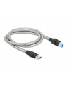 D-ELOCK USB 3.2 Gen 1 Cable Type-A male to Type-B male with metal jacket 1m - nr 3