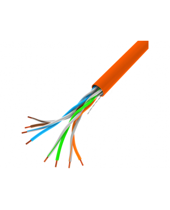 LANBERG LAN cable UTP cat.5e 305m orange solid CU fluke