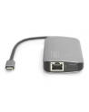 DIGITUS DA-70884 8-Port USB-C Dock 2xUSB3.0 1xRJ45 2xHDMI 1xPD 1xMicro SD 1xSD grey - nr 12