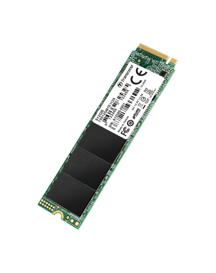 TRANSCEND 112S 512GB PCIe Gen3x4 M.2 2280 M-Key 3D TLC DRAM-less główny