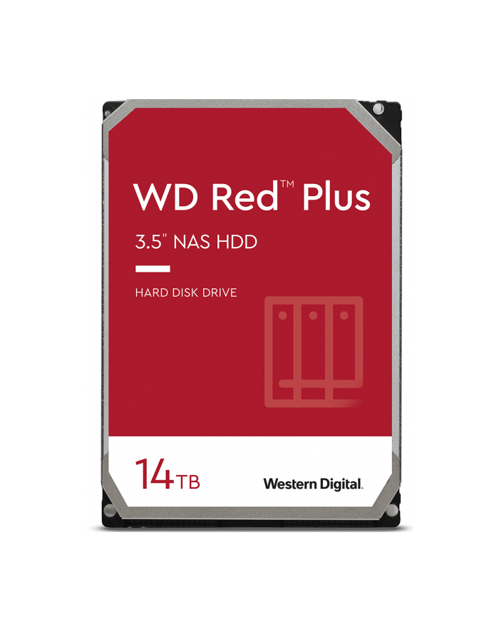 western digital WD Red Plus 14TB SATA 6Gb/s 3.5inch 512MB cache 7200Rpm Internal HDD bulk główny