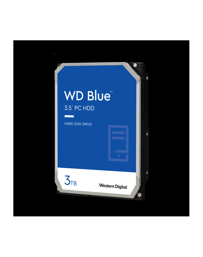 western digital WD Blue 3TB SATA 6Gb/s HDD internal 3.5inch serial ATA 256MB cache 5400 RPM RoHS compliant Bulk główny