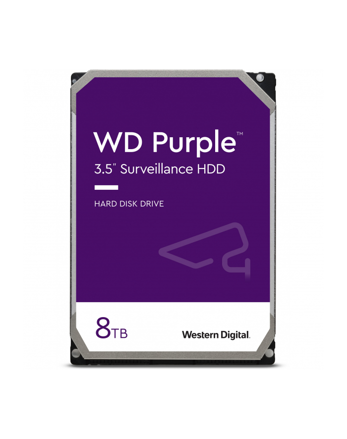 western digital WD Purple 8TB SATA 6Gb/s CE HDD 8.9cm 3.5inch internal 7200Rpm 128MB Cache 24x7 Bulk główny