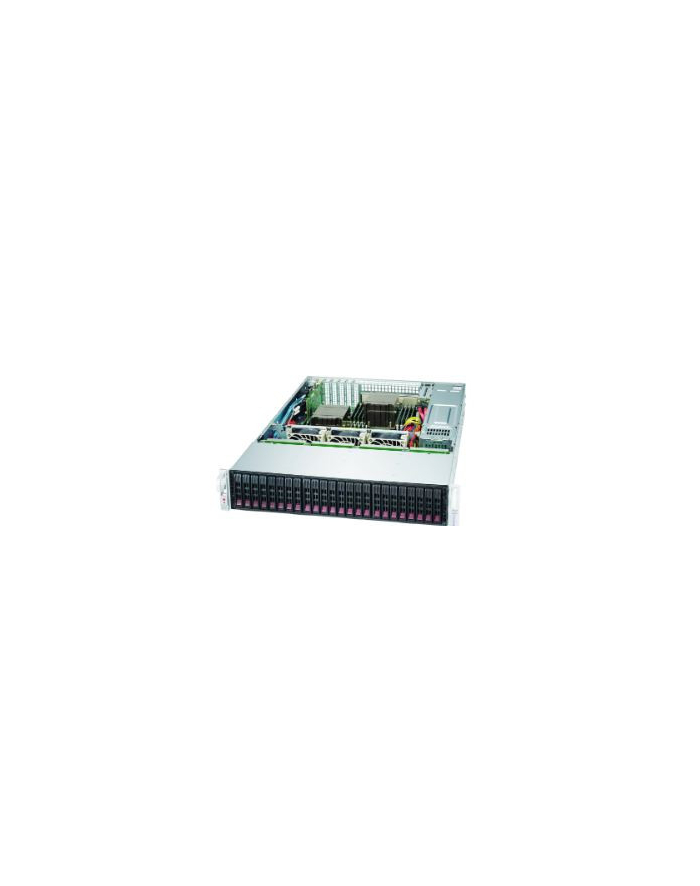 super micro computer SUPERMICRO Chassis Black 2U SC216B LP SAS3 NVMe w/ Redundant 1200W główny