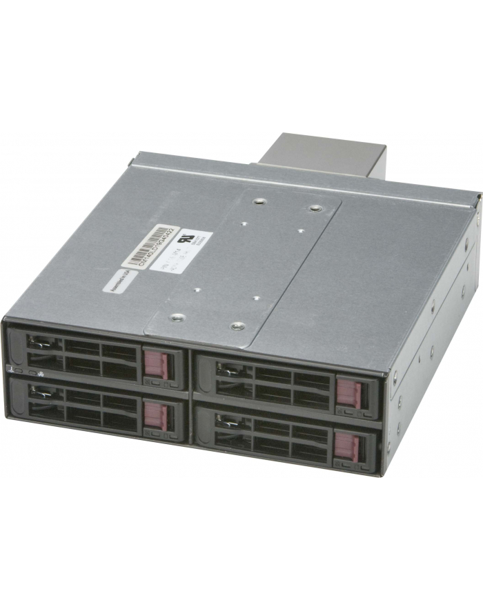 super micro computer SUPERMICRO Chassis Black SAS3/SATA3 Mobile Rack for 4x 2.5inch HDD with Fan główny