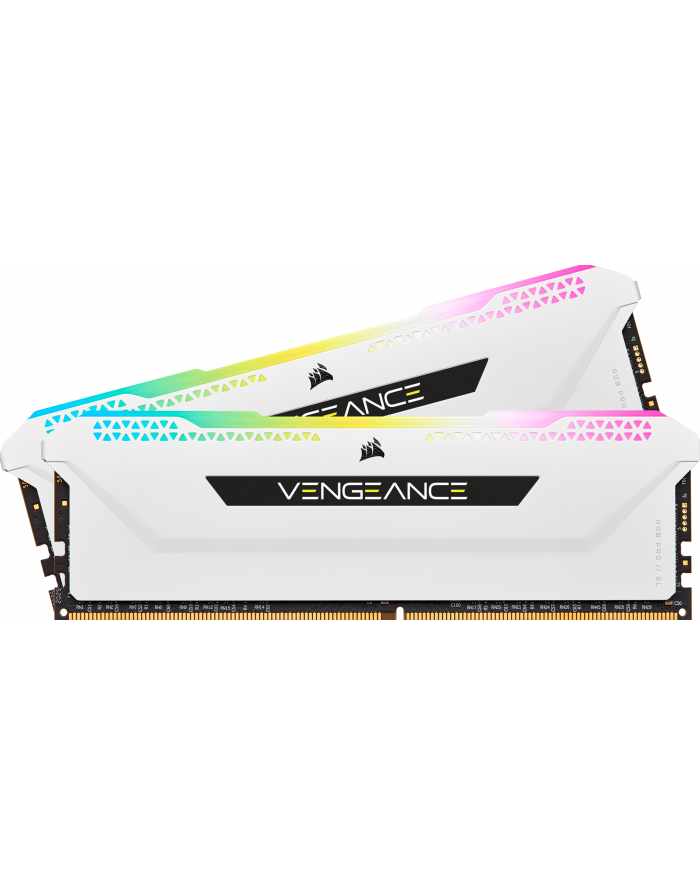 CORSAIR DDR4 16GB 2x8GB 3200MHz DIMM CL16 VENGEANCE RGB Pro SL White 1.35V XMP 2.0 główny