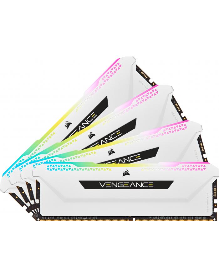 CORSAIR DDR4 32GB 4x8GB 3200MHz DIMM CL16 VENGEANCE RGB Pro SL White 1.35V XMP 2.0 główny