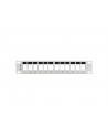 LANBERG patch panel blank 12 port 1U with organizer for keystone modules gray - nr 10