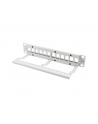 LANBERG patch panel blank 12 port 1U with organizer for keystone modules gray - nr 11