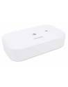 MANHATTAN UV Phone Sanitizer with Wireless Charger UVC Sanitizing Box 10W Wireless Charging Pad White - nr 11