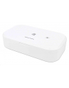 MANHATTAN UV Phone Sanitizer with Wireless Charger UVC Sanitizing Box 10W Wireless Charging Pad White - nr 20