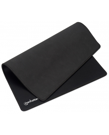 MANHATTAN XL Gaming Mousepad Smooth Waterproof Top Surface Stitched Edges Black 400x320x3mm 15.75 x 12.6 x 0.12 in