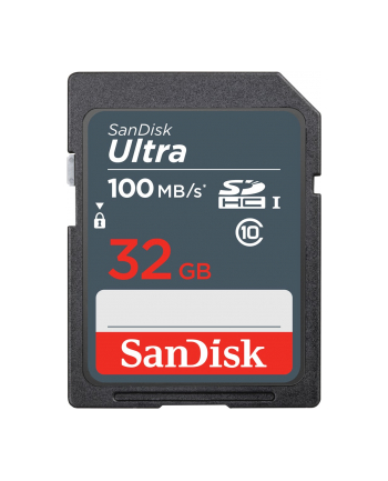 SANDISK Ultra 32GB SDHC Memory Card 100MB/s