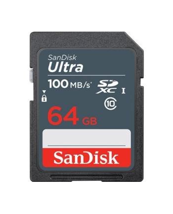 SANDISK Ultra 64GB SDXC Memory Card 100MB/s