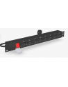 GEMBIRD Power distribution unit PDU 8 Schuko sockets 1U 16A C14 plug 3 m cable - nr 11