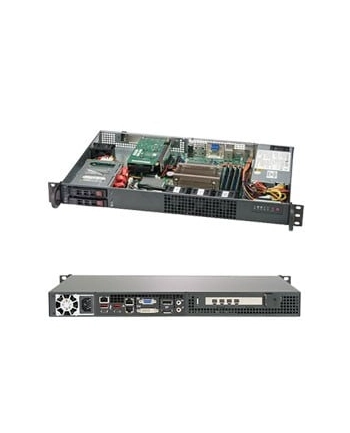 super micro computer SUPERMICRO Chassis Black 1U SC510FT w/ 203W Power Supply RoHS