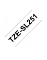 BROTHER TZeSL251 tape Black on White 24mm - nr 7