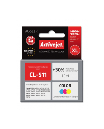 ActiveJet AC-511 tusz kolorowy do drukarki Canon (zamiennik CL-511)