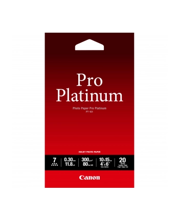 PAPIER FOTOGRAFICZNY CANON PT-101 4X6 CALI 20SZT