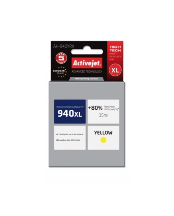 ActiveJet AH-909 tusz yellow do drukarki HP (zamiennik C4909AE nr 940 XL)