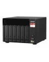 qnap systems QNAP 6-bay NAS AMD Ryzen Embedded V1500B 2.2GHz 8GB 6xSATA 6Gb/s bays 2xM.2 NVMe PCIe Gen3 SSD slots 2x2.5GbE LAN optional 10GbE - nr 26