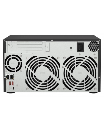 qnap systems QNAP 8-bay NAS AMD Ryzen Embedded V1500B 2.2GHz 8GB 8xSATA 6Gb/s bays 2xM.2 NVMe PCIe Gen3 SSD slots 2x2.5GbE LAN optional 10GbE
