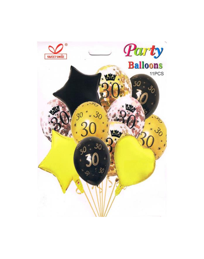 mk trade Zestaw balonów '';30'';, 30-46cm, 11 szt. BSC-426-30 główny