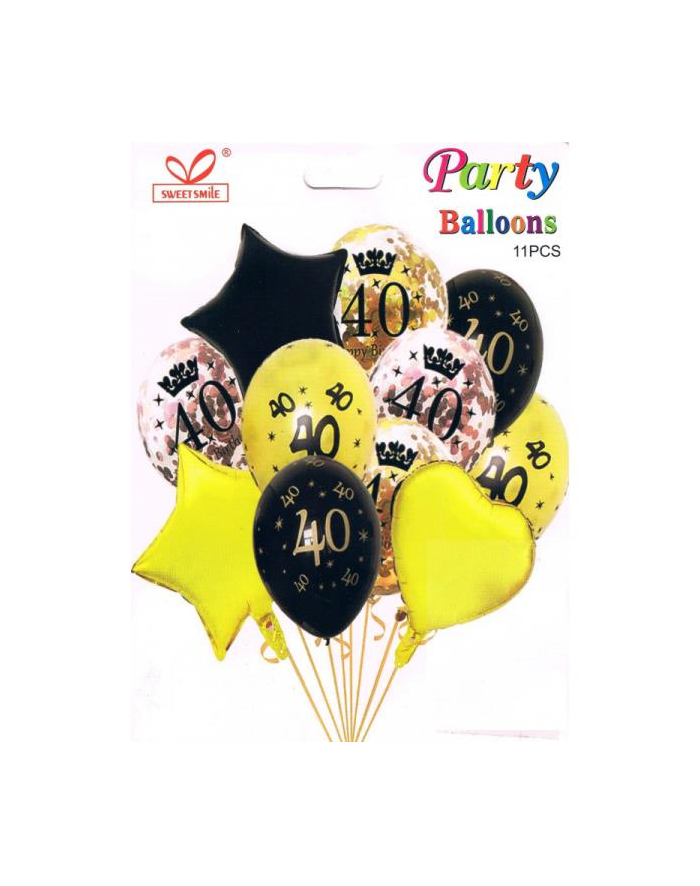 mk trade Zestaw balonów '';40'';, 30-46cm, 11 szt. BSC-426-40 główny