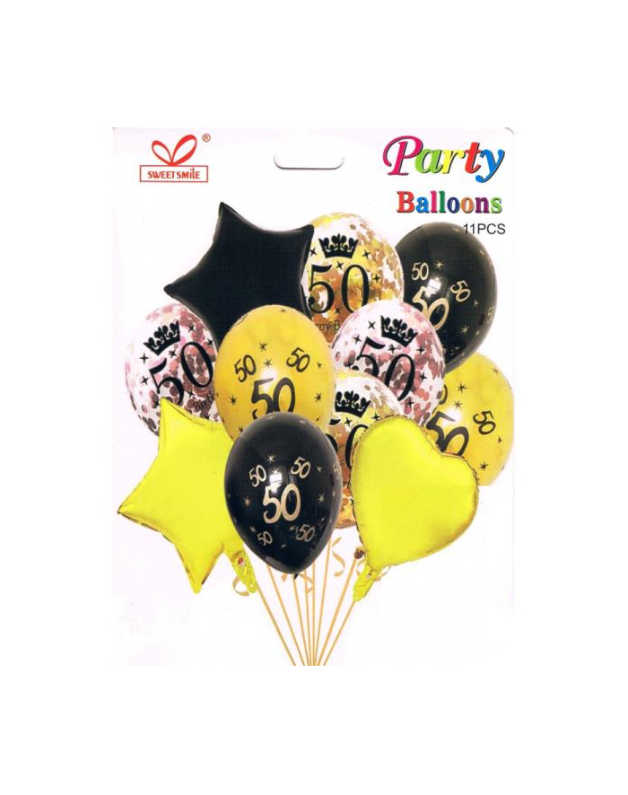 mk trade Zestaw balonów '';50'';, 30-46cm, 11 szt. BSC-426-50 główny