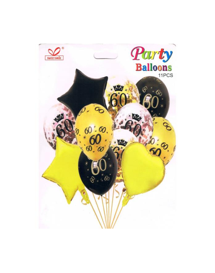 mk trade Zestaw balonów '';60'';, 30-46cm, 11 szt. BSC-426-60 główny