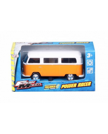 maisto MI 21001-48 Auto Power Racer Volkswagen T2 Bus pomarańczowy