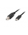 lanberg Kabel  USB-C(M)->USB-B(M) 2.0 1.8m czarny - nr 5