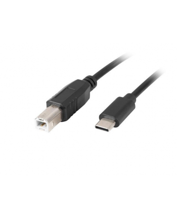 lanberg Kabel  USB-C(M)->USB-B(M) 2.0 1.8m czarny