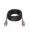 digitus Kabel połączeniowy hybrydowy AOC HDMI 2.1 Ultra High Speed 8K/60Hz UHD HDMI A/HDMI A M/M czarny 10m - nr 33