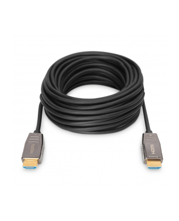 digitus Kabel połączeniowy hybrydowy AOC HDMI 2.1 Ultra High Speed 8K/60Hz UHD HDMI A/HDMI A M/M czarny 10m
