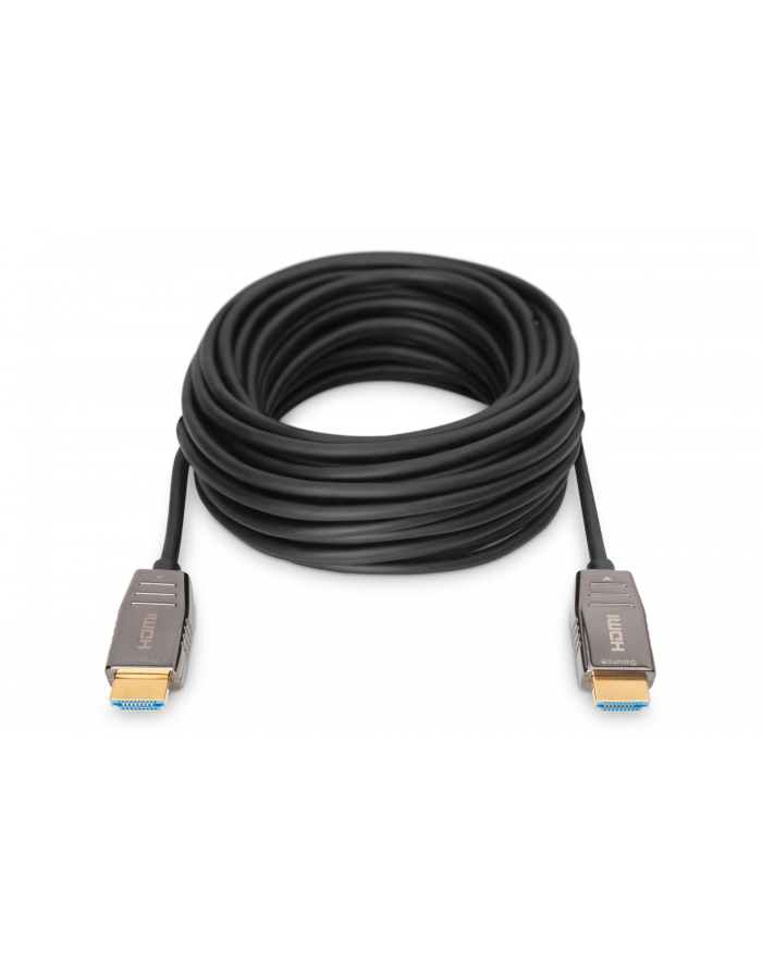 digitus Kabel połączeniowy hybrydowy AOC HDMI 2.1 Ultra High Speed 8K/60Hz UHD HDMI A/HDMI A M/M 15m Czarny główny
