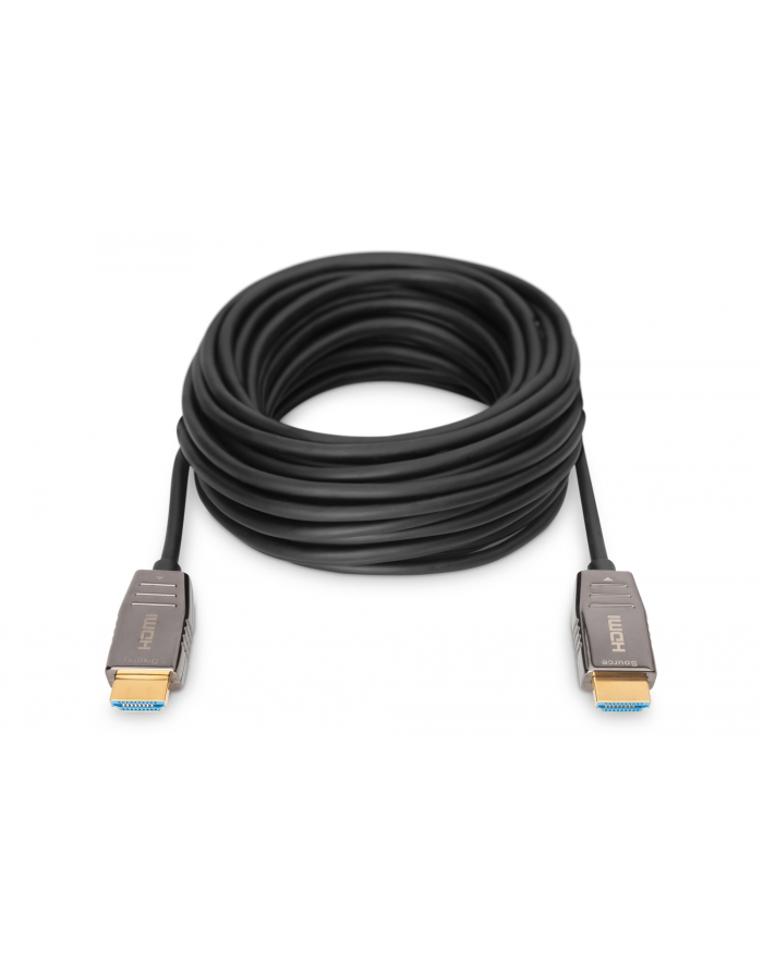digitus Kabel połączeniowy hybrydowy AOC HDMI 2.1 Ultra High Speed 8K/60Hz UHD HDMI A/HDMI A M/M 20m Czarny główny