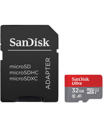 sandisk Ultra microSDHC 32GB 120MB/s A1 + Adapter SD