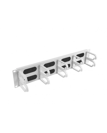 lanberg Organizer kabli AK-1204-S 19 cali 2U Z 10 UCHWYTAMI PANEL SZCZOTKOWANY